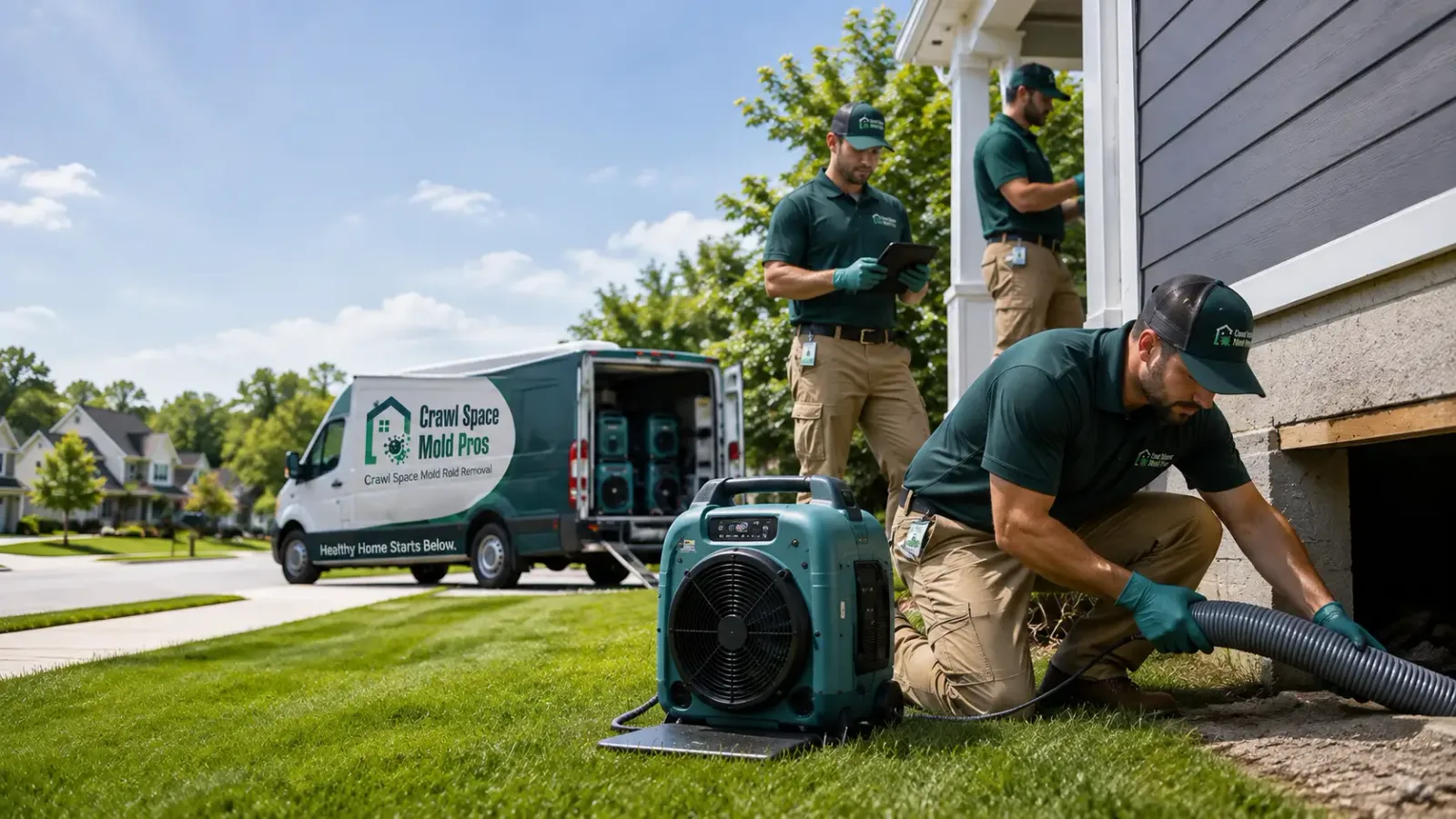 Crawl Space Mold Removal in Melvin, IA